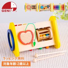 GENI Jenny Percussion Instrument Forest Music Concert Educational Toy for Ages 2 and Up Wooden Toy Sound Play Ed.Inter Boys Girls 806456
