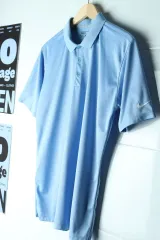 (L-XL) NIKE ナイキ 半袖 KARA（カラ） キー Tシャツ 機能性 ゴルフ スカイブルー-H34050のサムネイル