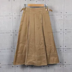 アプワイザーリッシェ  Apuweiser-riche  フレアスカート   プリーツ切替    ベージュ  サイズ0のサムネイル