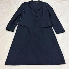 espoir セットアップ 11AR ネイビー ノーカラージャケット ワンピース espoir セットアップ 11AR ネイビー ノーカラージャケット ワンピース