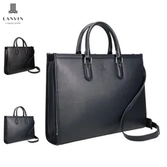 ランバン コレクション LANVIN COLLECTION バッグ ビジネスバッグ ブリーフケース ニューフロー メンズ A4 本革 牛革 PC収納 282561のサムネイル