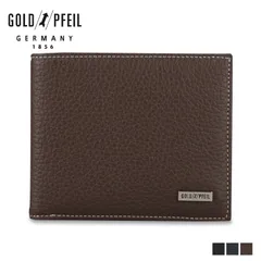 ゴールドファイル GOLD PFEIL 財布 カードケース 二つ折り メンズ 本革 ダーク GP24315のサムネイル