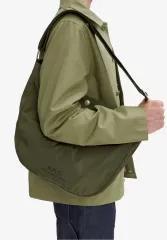 (新品60%OFF) A.P.C. アー・ペー・セー 正規品 ユニセックス ジャーナル サッチェルバッグ Lサイズ カーキのサムネイル