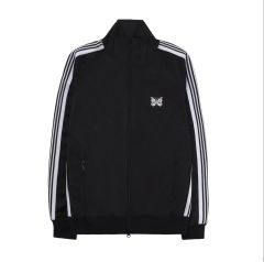 needles LHP 別注　25aw ベロア　トラックジャケット　ブラック　M needles LHP別注 25aw トラックジャケット レザー XL ブラック - メルカリ
