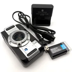 動作品】MINOLTA DG-5W ブラック SDカード対応 互換バッテリー・充電器