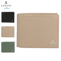 ランバンオンブルー LANVIN en Bleu 財布 二つ折り メンズ レディース 本革 デクスター 524605のサムネイル