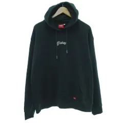 ディッキーズ Dickies 美品 スウェット パーカー フーディー XL ロゴ バックプリント 刺繍 緑 グリーン /KB ■ECF006のサムネイル