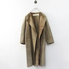 アーツアンドサイエンス ARTS&SCIENCE ノーカラー レザー コート 1■ベージュ系 本革 牛革 皮革製品 羽織り フルレザー	【2400015034416】のサムネイル