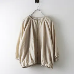 テチチテラス Te chichi TERRASSE ギャザー ブルゾン F｜ベージュ トップス シャーリング【2400015033068】のサムネイル