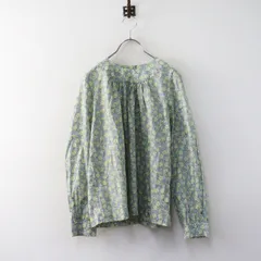 美品 シャワーパーティー Shawer Party LIBERTY Norfolk Garden ノーフォーク ガーデン プルオーバーブラウス 2 グレー┃【2400015025193】のサムネイル