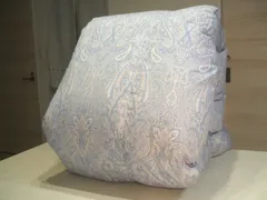 新品＊日本羽毛協同組合保証＊三ツ星ニューゴールドラベル＊中ダウン１、２キロに増量＊羽毛布団（シングルブルー）のサムネイル