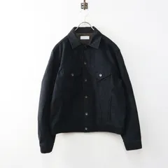 メンズ アダムエロペ Adam et Rope モールスキン トラッカージャケット L｜ブラック トップス 羽織り【2400015043982】のサムネイル