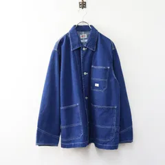 美品 メンズ コーエン coen SMITH’S 別注ワークジャケット S｜ブルー アウター カバーオール 羽織り【2400015043999】のサムネイル