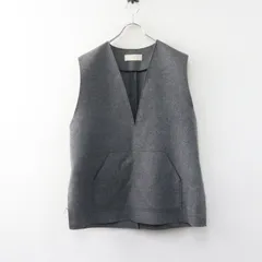 人気 2024AW プラージュ Plage WO オーバーベスト グレー／トップス ノースリーブ  Vネック【2400015039466】のサムネイル