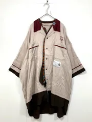 MIHARA YASUHIRO ミハラヤスヒロ Mix layered bowling shirt ミックスレイヤードボーリング シャツ size46/ベージュ ■◆◎メンズのサムネイル