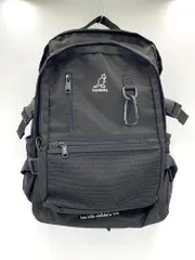美品 KANGOL カンゴール カラビナ付き 大容量 フロントポケット リュック バックパック バッグ 黒 ■■ メンズのサムネイル
