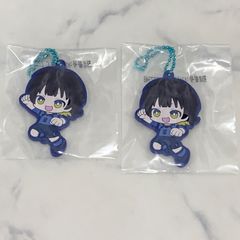 블루 록 이치 반 쿠지 꿀 악회 고무 매력 2 점 세트