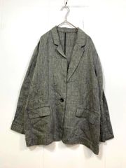 25ss レサージュ シルク混 シアー ムジ ドルマンジャケット F カーキ