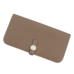 エルメス カードケース RMS ベージュドゥワイマール/シルバー金具