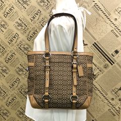 良品 COACH コーチ シグネチャー トートバッグ A4 大容量 36876 - メルカリ