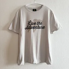 HUNTING WORLD ハンティングワールド ロゴプリント 半袖Tシャツ ベージュ M コットン100%のサムネイル