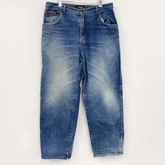 FUBU　フブ　デニムパンツ/ジーンズ　ジップフライ　縦落ち　インディゴ　古着【値引き交渉OK！】のサムネイル