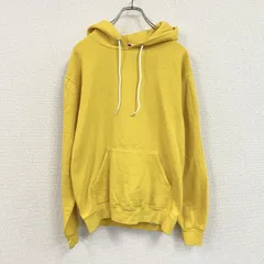 BEAMS BOY×FRUIT OF THE LOOM　ビームスボーイ　スウェットパーカー/フーディー　イエロー　Sサイズ　古着【値引き交渉OK！】のサムネイル