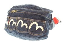 EVISU ボディーバッグ ウエストバッグ かもめマーク総刺繍 激レア