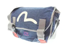 エヴィス EVISU デニム製 カモメロゴ ショルダーバッグ バッグ メンズバッグ ショルダーバッグ・メッセンジャーバッグ ブルー 103B-238のサムネイル