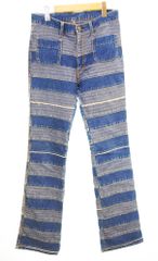 KINKY JEANS パッチワーク フレアデニムパンツ 32 - メルカリ