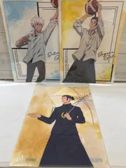 【I7-47】◎  呪術廻戦　懐玉・玉折　クリアファイル　五条悟&夏油傑（バスケ）+α  3点セット　未開封のサムネイル
