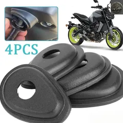 ヤマハ R3 R1 FZ1 FZ6 FZ8 MT-07 MT-09 TDM900 CR250 用 オートバイ用ウインカースペーサーアダプター 4個セットのサムネイル