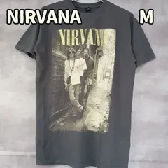 M&O Gold NIRVANA ニルヴァーナ バンドTシャツ 墨黒 M サイズ 半袖【オ430】のサムネイル