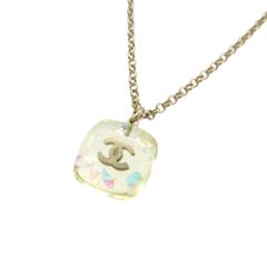 シャネル ヴィンテージ 06P レジン ネックレス ココマーク MBZ1185 