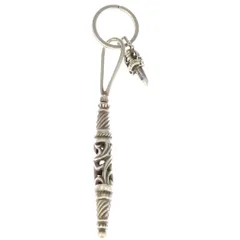 CHROME HEARTS (クロムハーツ) SMALL ROLLER&DGGR スモールローラー&ダガー キーリング キーホルダー シルバーのサムネイル