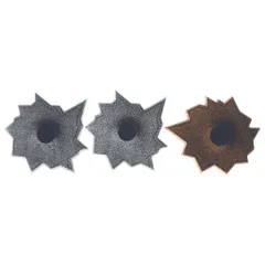 SUPREME (シュプリーム) 25SS Nate Lowman Bullet Hole Pin ネイトローマン 弾痕ピンバッジ 3点セット ブラック/オレンジのサムネイル