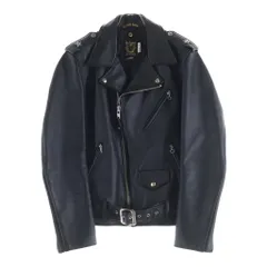 SCHOTT (ショット) ワンスター レザー ダブル ライダース ジャケット ブラック 613USTのサムネイル