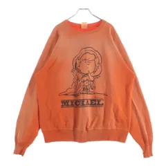 SAINT MICHAEL (セントマイケル) 23AW スヌーピー クルーネックスウェット トレーナー オレンジ SM-A23-0000-023のサムネイル
