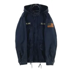 POLO RALPH LAUREN (ポロラルフローレン) M65 ワッペン ミリタリー デニム フィールドジャケット インディゴのサムネイル