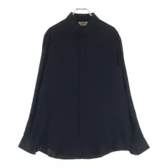 CELINE (セリーヌ) MODERN COLOR SHIRT モダンカラー 長袖シルクシャツ ブラック 2C091598Dのサムネイル