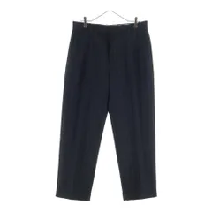 WACKO MARIA (ワコマリア) 24SS PLEATED TROUSERS (TYPE-2) CLOTH DORMEUIL ドーメル ストライプ スラックス ブラック/グレーのサムネイル