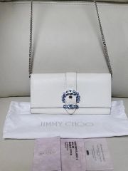 JIMMY CHOO スエード チェーンショルダーバッグ - メルカリ