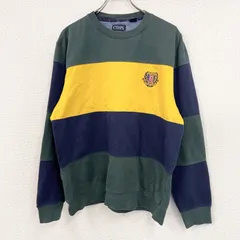 CHAPS Ralph Lauren　チャップス　ラルフローレン　ボーダースウェット/トレーナー　マルチカラー　Lサイズ　古着【値引き交渉OK！】のサムネイル