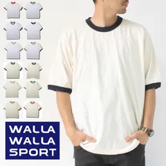 WALLA WALLA SPORT Tシャツ メンズ 半袖 春 夏 春夏 リンガーTシャツ フットボールTシャツ USAコットン 日本製 M L XL XXLのサムネイル