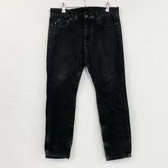 FTC　エフティーシー　デニムパンツ/ジーンズ　ジップフライ　インディゴ染め　黒　ブラック　32サイズ　古着【値引き交渉OK！】のサムネイル