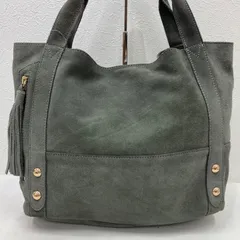 3999　TREASURE　TOPKAPI　トプカピ　トートバッグ　ハンドバッグ　スエード　レディース　グレー系のサムネイル