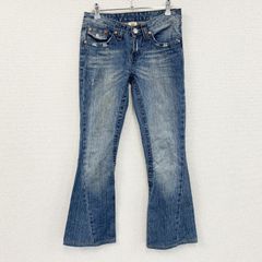 トゥルーレリジョン JOEY フレアデニム 24 アメリカ製 伊勢丹 y2k 紺