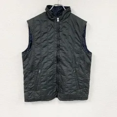 Henry Cotton’s　ヘンリーコットンズ　フルジップナイロンベスト　中綿入り　黒　ブラック　46サイズ　古着【値引き交渉OK！】のサムネイル