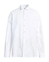 バルマン メンズ トップス シャツ BALMAIN 無地シャツ White ホワイトのサムネイル