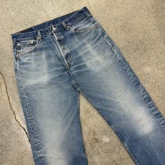 90s USA製 Levi'sリーバイス501 W36鬼ヒゲ 色落ち状態サイズ良 - メルカリ